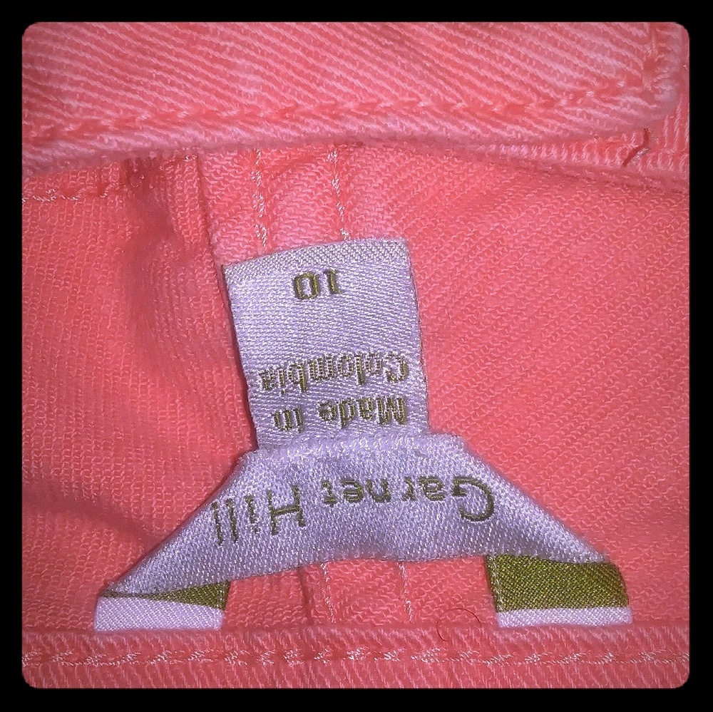 Coral colored Green Hill Jeans
